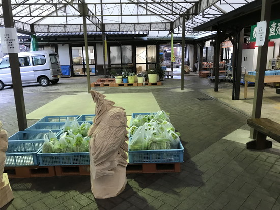 農産物直売所の写真